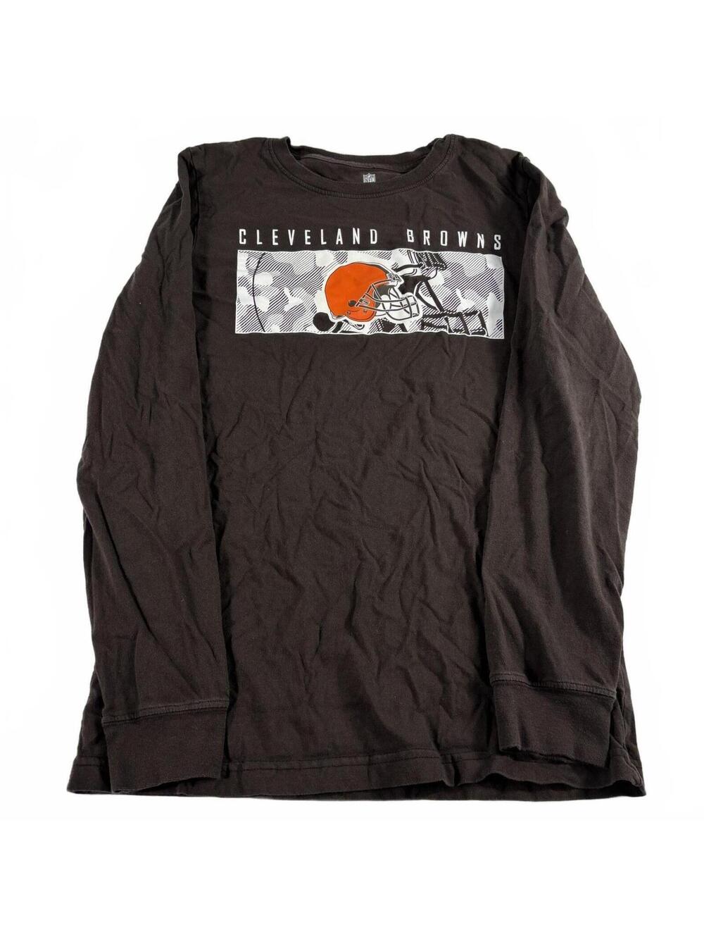 NFL Team Apparel Cleveland Browns Youth Long Sleeve Size XL (14-16)